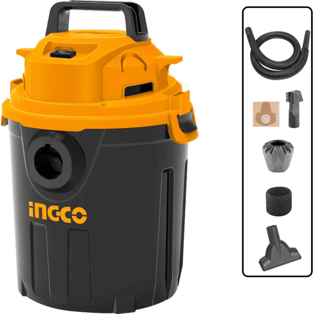 Ingco VC10101 Wet & Dry Vacuum Cleaner 1000W 10 Liters - KHM Megatools Corp. Ingco VC10101 Wet & Dry Vacuum Cleaner 1000W 10 Liters - KHM Megatools Corp.